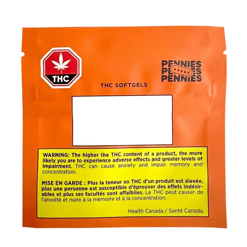 Pennies - THC Softgels (INDICA) - Image 3