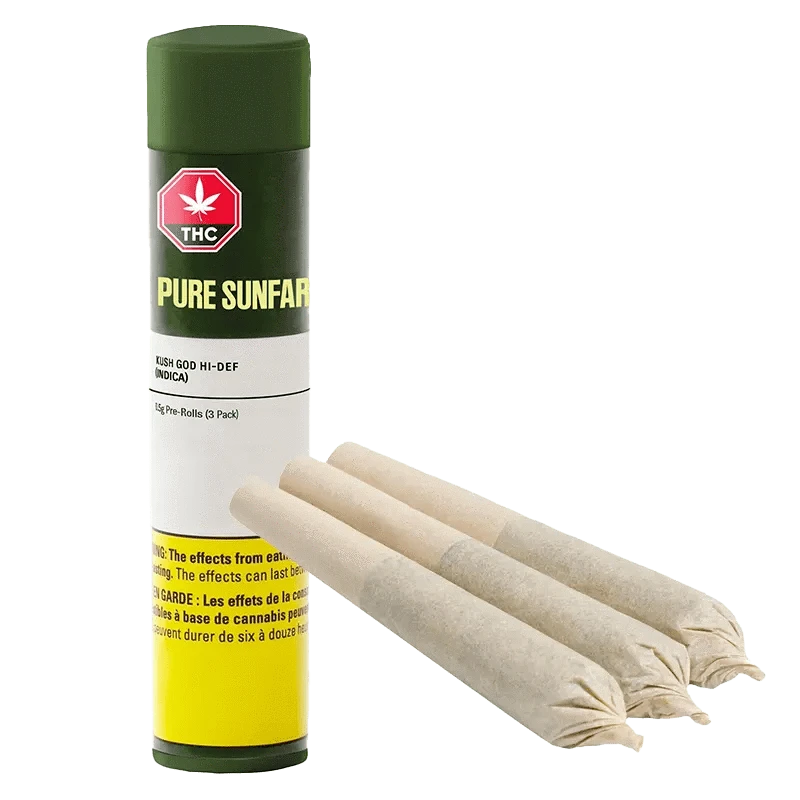 Pure Sunfarms - Kush God Hi-Def PR 3 x 0.5 g (INDICA)