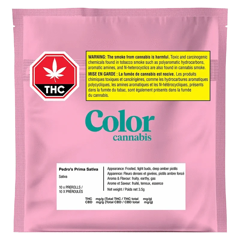 Color Cannabis - Pedro's Prima PR 10 x 0.35 g (SATIVA) - Image 3