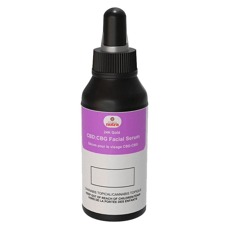 Naturally Nutra - 24k Gold CBD:CBG Facial Serum (HYBRID)