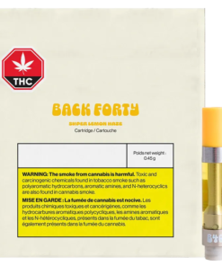 Back Forty - Super Lemon Haze Vape Cartridge (SATIVA)