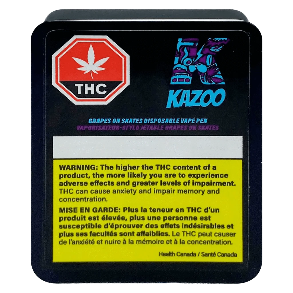 Kazoo - Grapes on Skates Disposable Vape (SATIVA) - Image 3