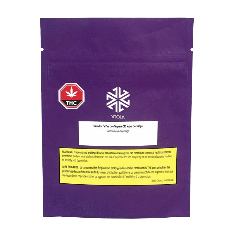 Viola - Grandma's Pye Live Terpene Vape Cartridge (HYBRID) - Image 3