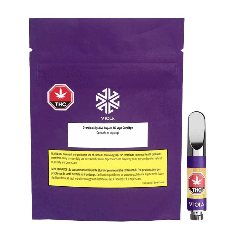 Viola - Grandma's Pye Live Terpene Vape Cartridge (HYBRID)