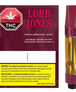Lord Jones - Pure Live Resin Purple Lemon Haze Vape Cartridge (SATIVA)