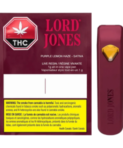 Lord Jones - Purple Lemon Haze Live Resin AIO Disposable Vape (SATIVA)