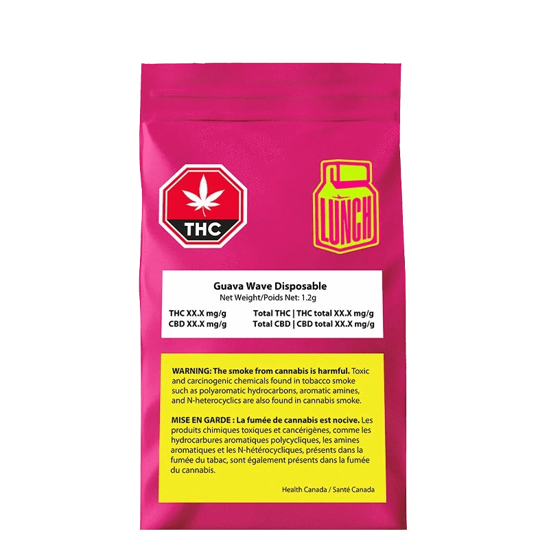 Lunch - Guava Wave Disposable Vape (SATIVA) - Image 3