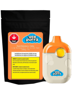 Vox Puffz - Peach Melonberry AIO 1000mg THC Disposable Vape (INDICA)