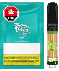 Sticky Greens - Baja Breeze Liquid Diamonds Vape Cartridge (SATIVA)