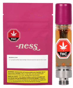 Ness - Strawberry Jack liquid Live Resin Vape Cartridge (SATIVA)