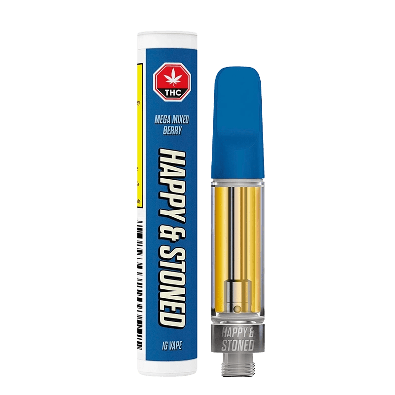 Happy&Stoned - Mega Mixed Berry Disty+Diamond Vape Cartridge (INDICA)