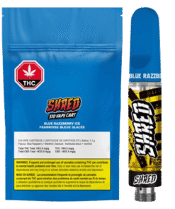 Shred - Blue Razzberry Ice Vape Cartridge (SATIVA)