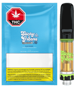 Sticky Greens - Blue Shark - Liquid Diamonds Vape Cartridge (SATIVA)