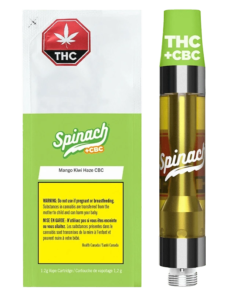 Spinach - Mango Kiwi Haze 10:1 THC:CBC Vape Cartridge (SATIVA)