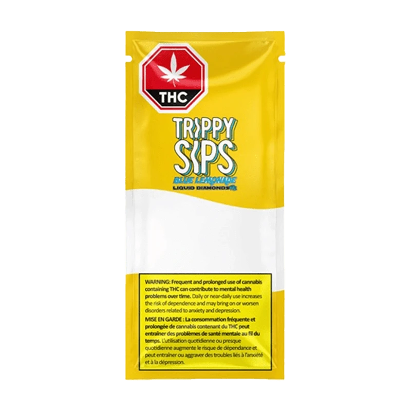 Trippy Sips - Blue Lemonade Liquid Diamond Vape Cartridge (SATIVA) - Image 3