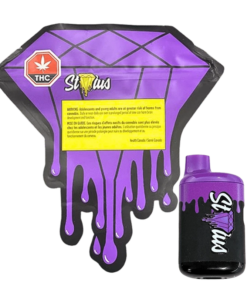 Status - Fizzy Pops Grape Blast Liquid Diamond Disposable Vape (INDICA)
