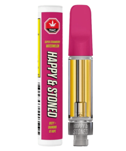 Happy&Stoned - Super Strawberry Watermelon Disty + Diamond Vape Cartridge (INDICA)