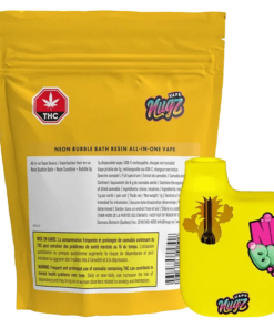 NugZ - Neon Bubble Bath Resin AIO Disposable Vape (INDICA)