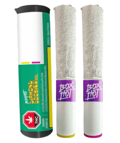 BoxHot - Alien OG + Peach OG THCa Coated Infused PR 2 x 1 g (HYBRID)