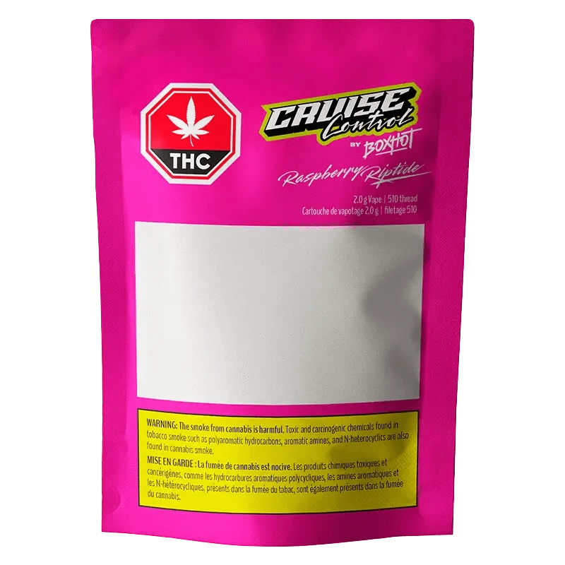 BOXHOT Cruise Control - Raspberry Riptide THC + CBD Vape Cartridge (SATIVA) - Image 3