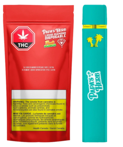 Papa's Herb - Fruit Punch Liquid Diamond Disposable Vape (SATIVA)
