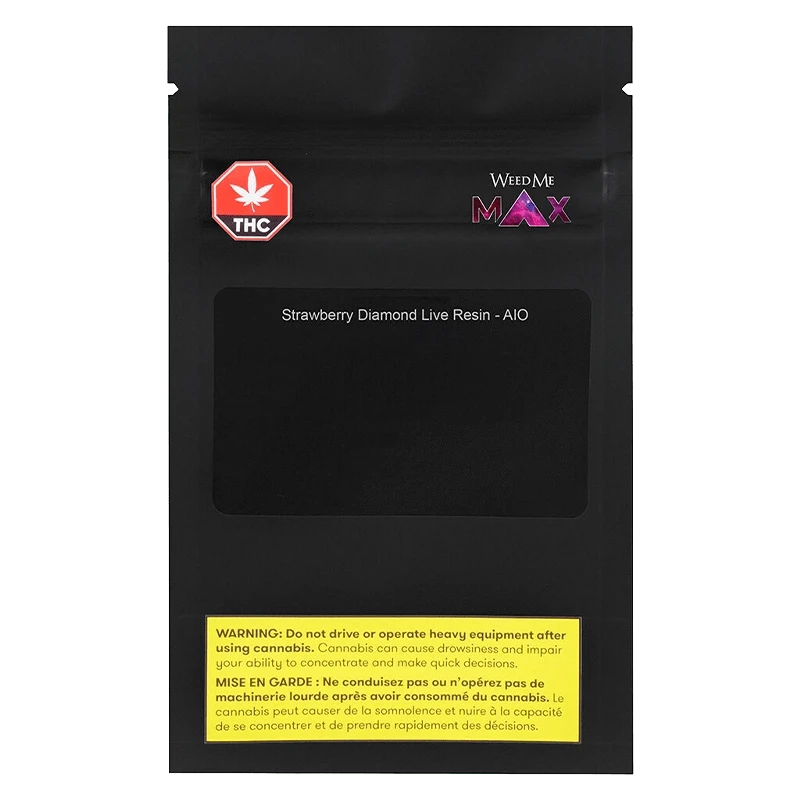 Weed Me Max - Strawberry Cough Diamond Live Resin AIO Disposable Vape (INDICA) - Image 3