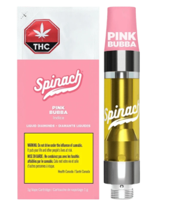 Spinach - Pink Bubba Liquid Diamonds Vape Cartridge (INDICA)