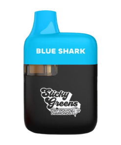Alternative view of Sticky Greens - Blue Shark Liquid Diamond Disposable Vape (SATIVA)
