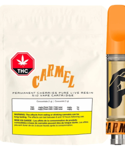 Carmel - Permanent Cherreis Pure Live Resin Vape Cartridge (INDICA)