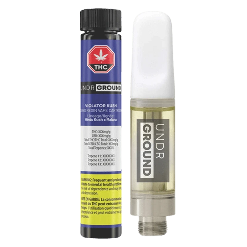 Undrground - Violator Kush Cured Resin Vape Cartidge (INDICA)
