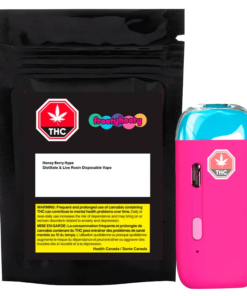 Frootyhooty - Honey Berry Hype Distillate & Live Rosin Disposable Vape (HYBRID)