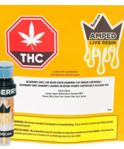 Redecan - Amped Live Resin Blueberry DNTS Vape Cartridge (HYBRID)