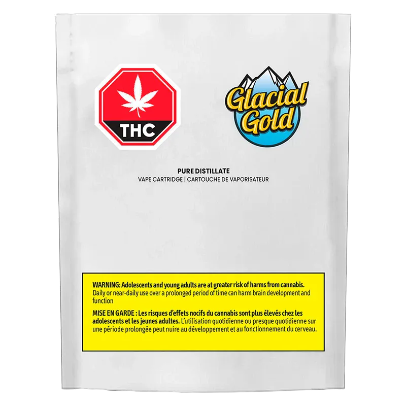 Glacial Gold - Pure Distillate Vape Cartridge - Image 3