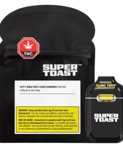 Super Toast - WTF Boba Fruit Liquid Diamonds Disposable Vape (SATIVA)