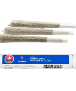 Cabana Cannabis Co. - Lemon Luau Infused PR 3 x 0.5 g (INDICA)