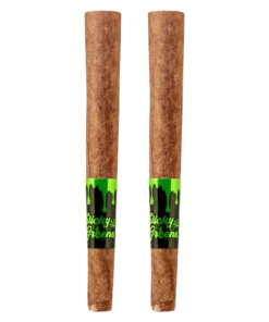 Alternative view of Sticky Greens - Bussin Banana Infused PR 2 x 0.5 g (HYBRID)