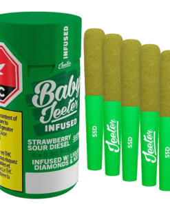 Jeeter - Baby Jeeter Strawberry Sour Diesel Infused PR 5 x 0.5 g (SATIVA)