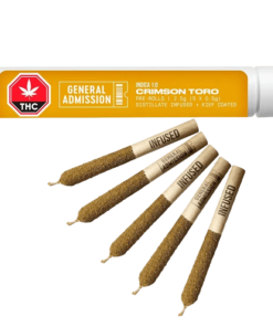General Admission - Crimson Toro Distillate Infused PR 5 x 0.5 g (INDICA)