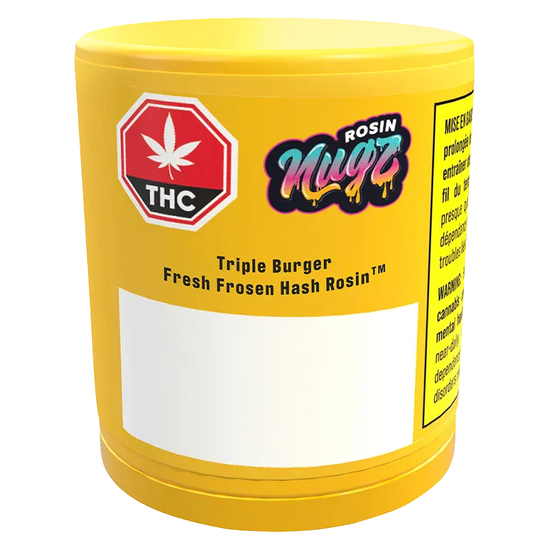 Nugz Rosin - Triple Burger Fresh Frozen Hash Rosin (INDICA) - Image 3
