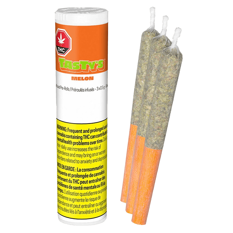 Tasty's - Melon Diamond Infused PR 3 x 0.5 g (SATIVA)
