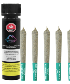 Valhalla - Rainbow Lava Diamond & Terp Sauce Infused PR 5 x 0.5 g (HYBRID)