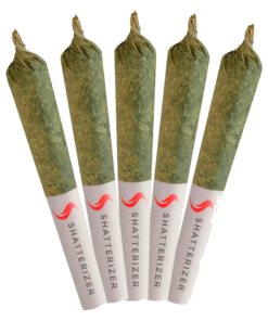 Alternative view of Shatterizer - Granddaddy Purple Shatter Infused PR 5 x 0.5 g (INDICA)