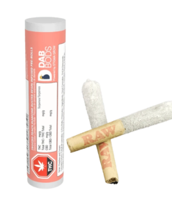 Dab Bods - Frosted Peach Diamond Dusted Resin Infused PR 2 x 0.75 g (SATIVA)