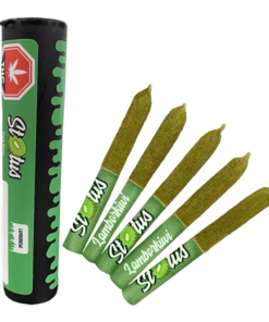 Status - Lamborkiwi Liquid Diamond Infused Kief Coated PR 5 x 0.25 g (INDICA)