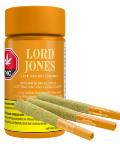 Lord Jones - Durban K x Citrus Sap Live Resin Infused PR 3 x 0.5 g (SATIVA)