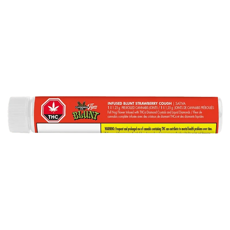 Claybourne - Flyers Strawberry Cough Infused Blunt 1 x 1.25 g (SATIVA) - Image 3