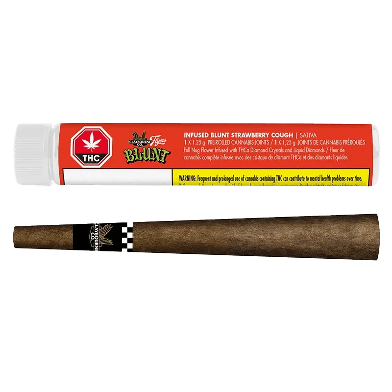 Claybourne - Flyers Strawberry Cough Infused Blunt 1 x 1.25 g (SATIVA)