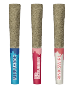 Alternative view of Sticky Greens - Corner Store Kief Coated Liquid Diamond Infused PR 3 x 0.5 g (HYBRID)