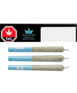 Queen Of Bud - Princess Cut Blue Topaz Infused PR 3 x 0.5 g (HYBRID)