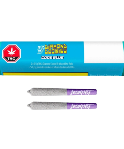BoxHot - Diamond Doobies - Code Blue Infused PR 2 x 0.5 g (HYBRID)